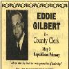 Eddie running for County Clerk in 1994